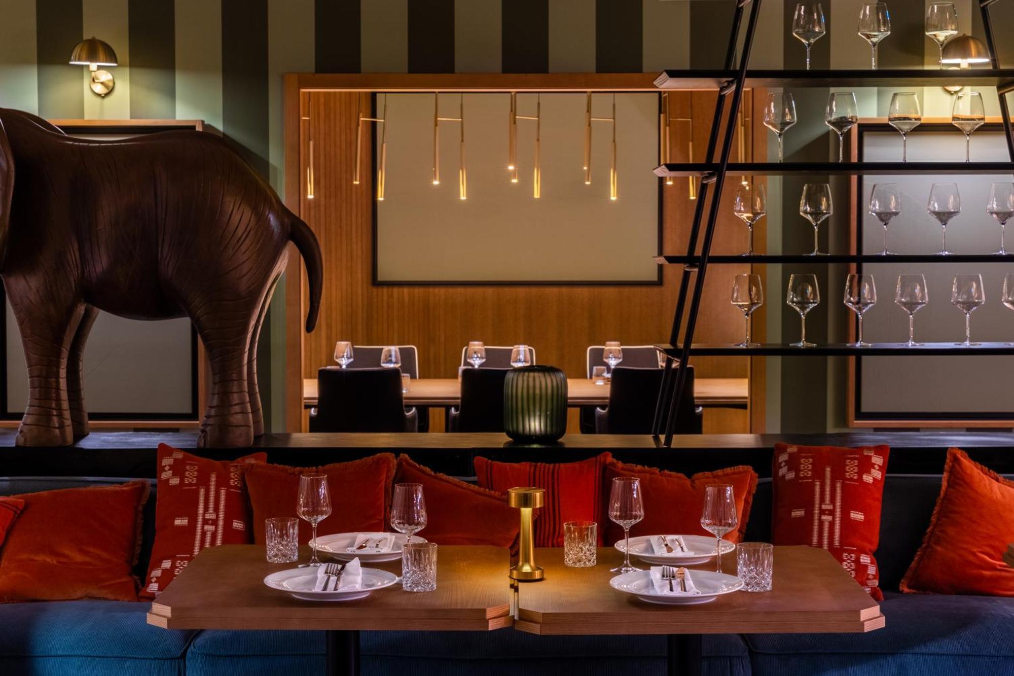 Wyndham Grand Algarve 호텔 퀸타도라고 외부 사진 The interior of the restaurant
